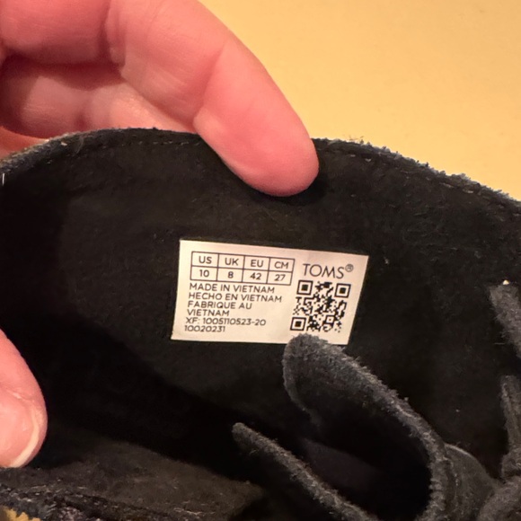 Toms Black Women's Lace-Up Boots - Picture 4 of 4